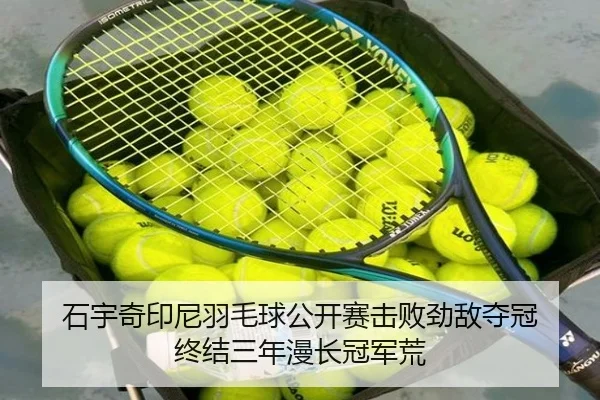 石宇奇印尼羽毛球公开赛击败劲敌夺冠 终结三年漫长冠军荒